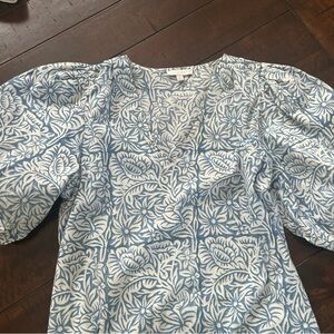 Hampton Point Boutique AnnaCate  Blue Floral Maxi Dress